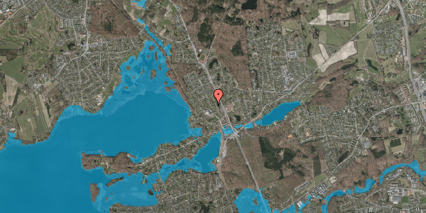Oversvømmelsesrisiko fra vandløb på Solbakken 22, 2840 Holte