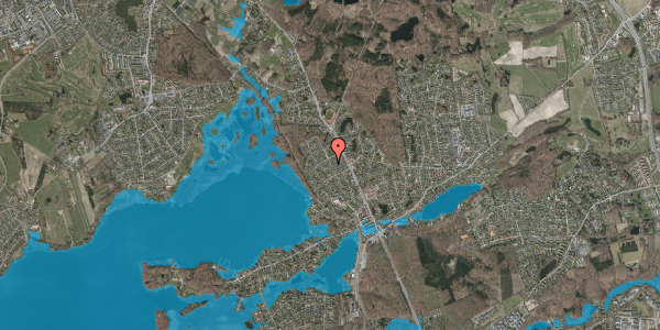 Oversvømmelsesrisiko fra vandløb på Solbakken 51, 2840 Holte