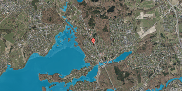Oversvømmelsesrisiko fra vandløb på Solbakken 52, 2840 Holte