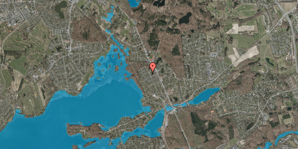 Oversvømmelsesrisiko fra vandløb på Solbakken 67, 2840 Holte