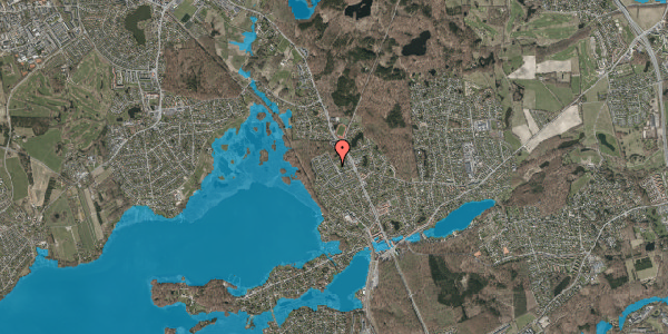 Oversvømmelsesrisiko fra vandløb på Solbakken 75, 2840 Holte