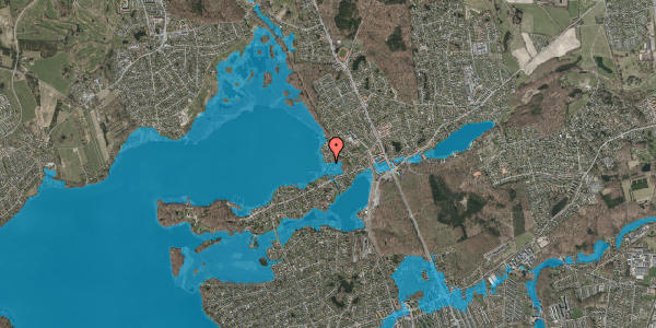 Oversvømmelsesrisiko fra vandløb på Ved Furesøen 22, st. , 2840 Holte