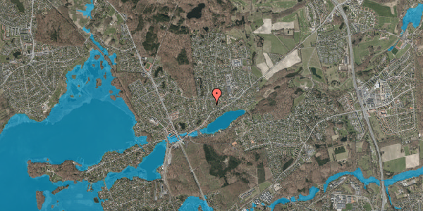 Oversvømmelsesrisiko fra vandløb på Vejlegårdsvej 11, 2840 Holte