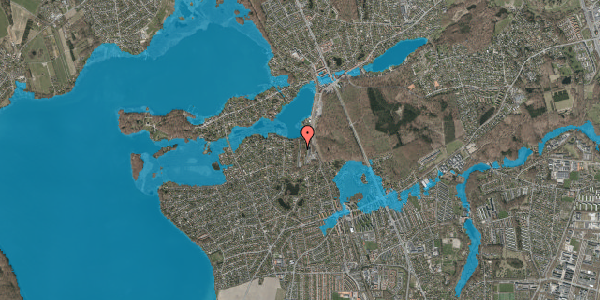 Oversvømmelsesrisiko fra vandløb på Vejlesøparken 16, 3. tv, 2840 Holte