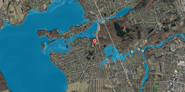 Oversvømmelsesrisiko fra vandløb på Vejlesøparken 21, 3. mf, 2840 Holte
