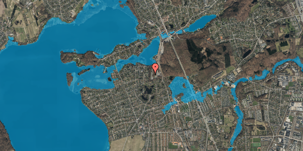Oversvømmelsesrisiko fra vandløb på Vejlesøparken 27, 1. mf, 2840 Holte
