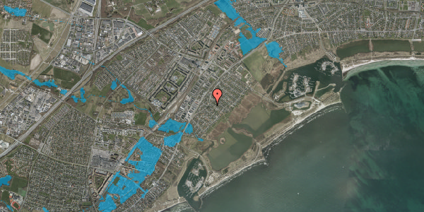 Oversvømmelsesrisiko fra vandløb på Lille Strandvej 6, 2635 Ishøj