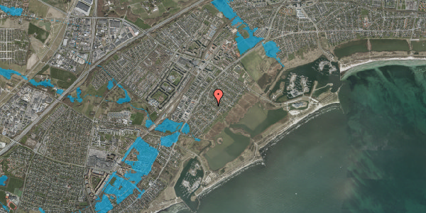 Oversvømmelsesrisiko fra vandløb på Lille Strandvej 13, 2635 Ishøj