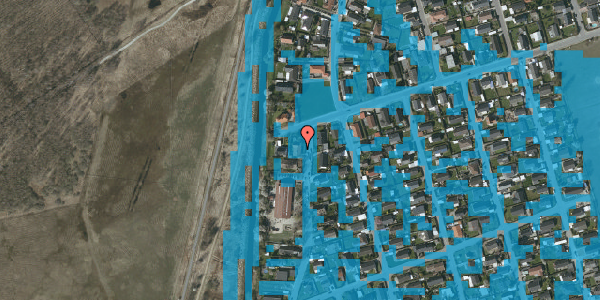 Oversvømmelsesrisiko fra vandløb på Elborg Alle 2, 2791 Dragør