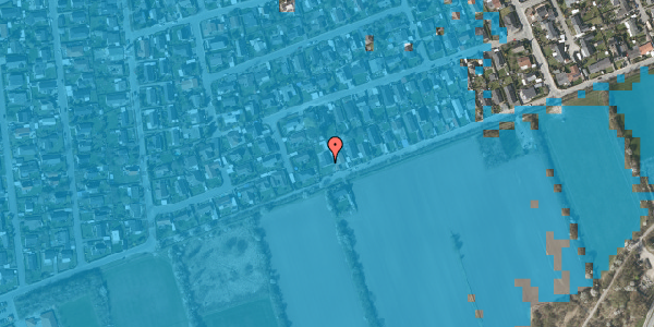 Oversvømmelsesrisiko fra vandløb på Hjallerup Alle 62, 2770 Kastrup