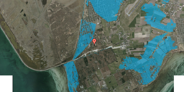 Oversvømmelsesrisiko fra vandløb på Kongelundsvej 642, 2791 Dragør