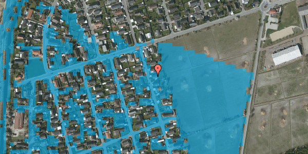 Oversvømmelsesrisiko fra vandløb på Mortel Alle 7, 2791 Dragør