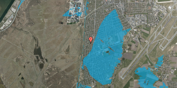 Oversvømmelsesrisiko fra vandløb på Nubiensvej 24, 2770 Kastrup