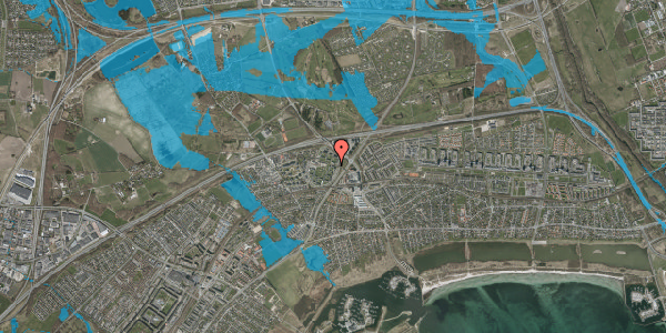 Oversvømmelsesrisiko fra vandløb på Vejlegårdsparken 4, st. 4, 2665 Vallensbæk Strand