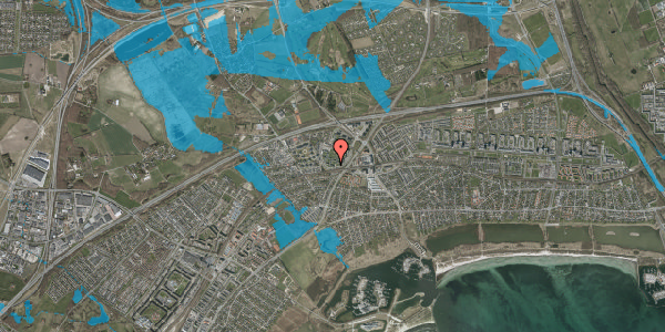 Oversvømmelsesrisiko fra vandløb på Vejlegårdsparken 48, st. 6, 2665 Vallensbæk Strand