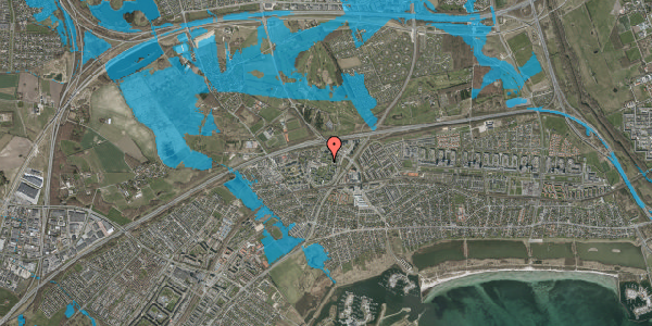 Oversvømmelsesrisiko fra vandløb på Vejlegårdsparken 76, 2665 Vallensbæk Strand