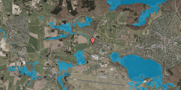 Oversvømmelsesrisiko fra vandløb på Annexgårdsparken 19, 3500 Værløse
