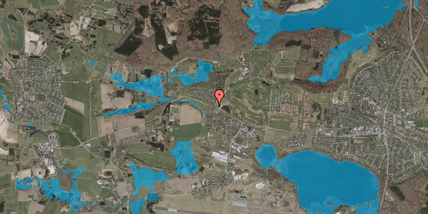 Oversvømmelsesrisiko fra vandløb på Christianshøjvej 3, 3500 Værløse