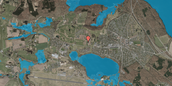Oversvømmelsesrisiko fra vandløb på Enebærhaven 4, 3500 Værløse