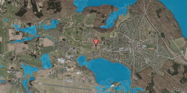 Oversvømmelsesrisiko fra vandløb på Enebærhaven 30, 3500 Værløse