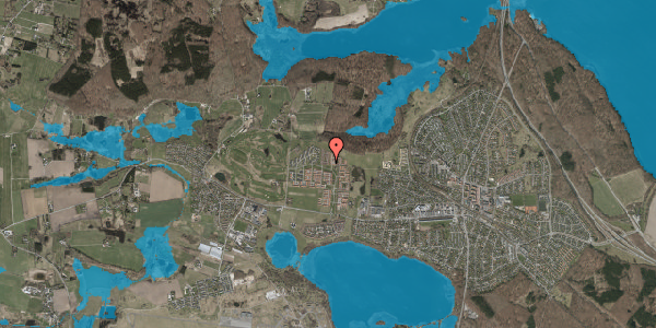 Oversvømmelsesrisiko fra vandløb på Kastaniehaven 8, 3500 Værløse