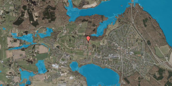 Oversvømmelsesrisiko fra vandløb på Kastaniehaven 10, 3500 Værløse