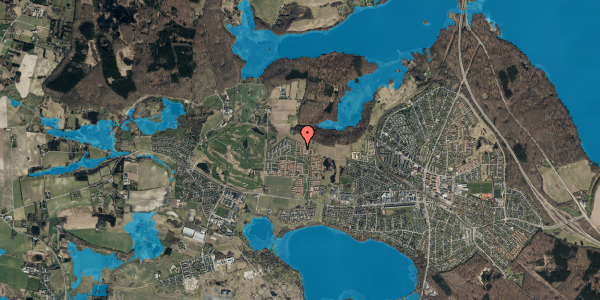Oversvømmelsesrisiko fra vandløb på Kastaniehaven 30, 3500 Værløse