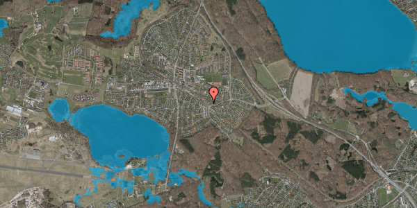 Oversvømmelsesrisiko fra vandløb på Birkedalshusene 14, 3500 Værløse