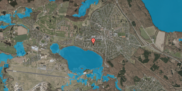 Oversvømmelsesrisiko fra vandløb på Elmevej 25, 3500 Værløse
