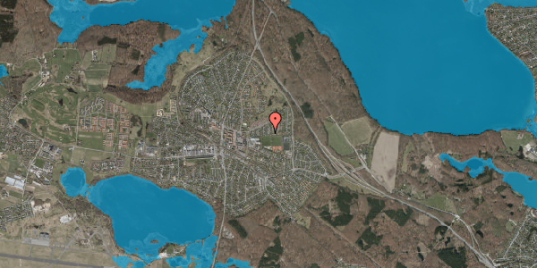 Oversvømmelsesrisiko fra vandløb på Sunesvej 14, 3500 Værløse