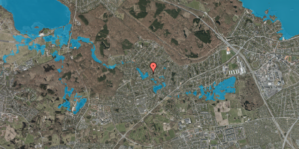 Oversvømmelsesrisiko fra vandløb på Skovmose Alle 62, 3500 Værløse