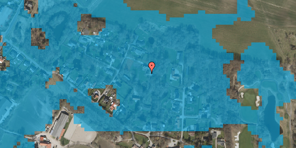 Oversvømmelsesrisiko fra vandløb på Egevangen 10, 3540 Lynge