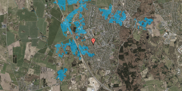 Oversvømmelsesrisiko fra vandløb på Rørmoseparken 42, 3450 Allerød