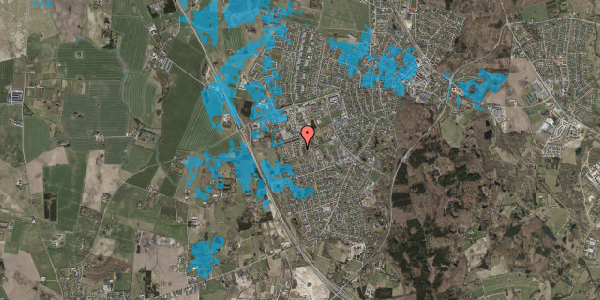 Oversvømmelsesrisiko fra vandløb på Skyttemosen 21, 3450 Allerød