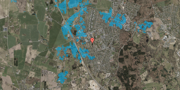 Oversvømmelsesrisiko fra vandløb på Skyttemosen 60, 3450 Allerød