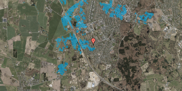 Oversvømmelsesrisiko fra vandløb på Søbrinken 3, 3450 Allerød