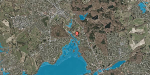 Oversvømmelsesrisiko fra vandløb på Vasevej 45, 2840 Holte
