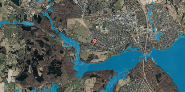 Oversvømmelsesrisiko fra vandløb på Ganløsevej 37, 3520 Farum