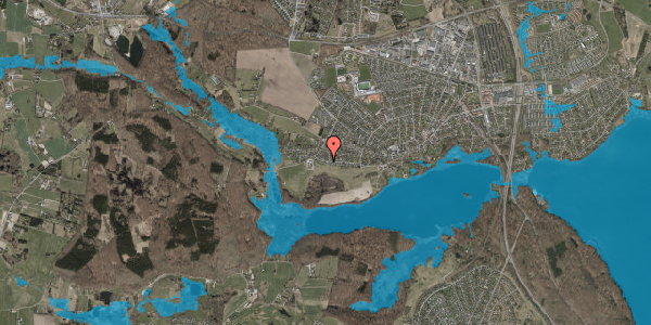 Oversvømmelsesrisiko fra vandløb på Gedevasevej 37, 3520 Farum