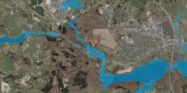 Oversvømmelsesrisiko fra vandløb på Hestetangsvej 149, 3520 Farum