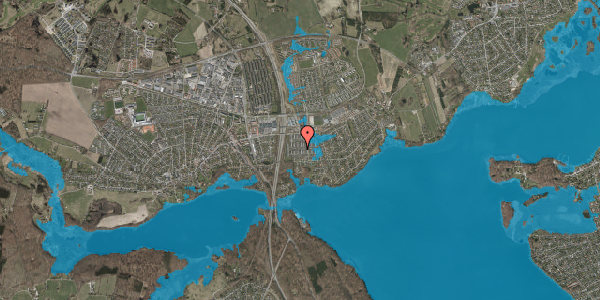 Oversvømmelsesrisiko fra vandløb på Kielshøj 122, 3520 Farum