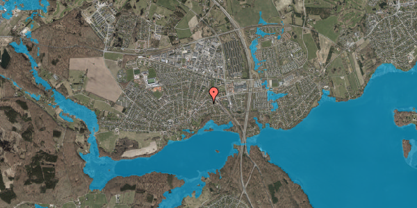 Oversvømmelsesrisiko fra vandløb på Krogvad 11, 3520 Farum