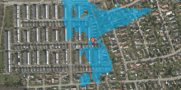 Oversvømmelsesrisiko fra vandløb på Maglehøj 7, 3520 Farum