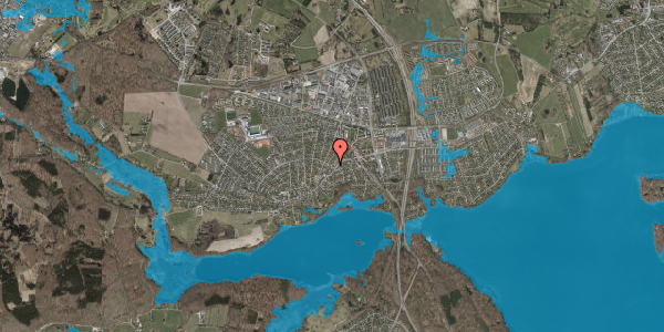 Oversvømmelsesrisiko fra vandløb på Nordtoftevej 4, 3520 Farum