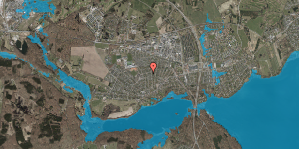 Oversvømmelsesrisiko fra vandløb på Nordtoftevej 32, 3520 Farum