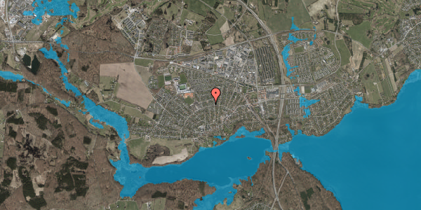 Oversvømmelsesrisiko fra vandløb på Nordtoftevej 34, 3520 Farum