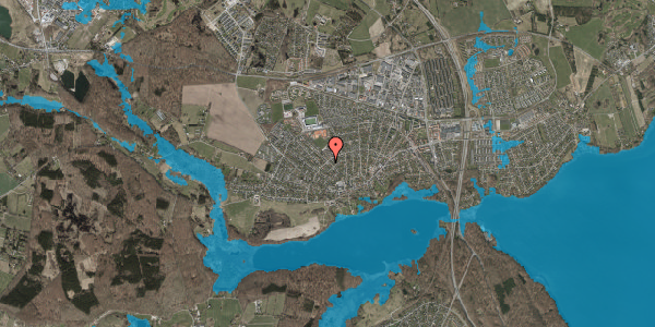Oversvømmelsesrisiko fra vandløb på Nordtoftevej 57, 3520 Farum
