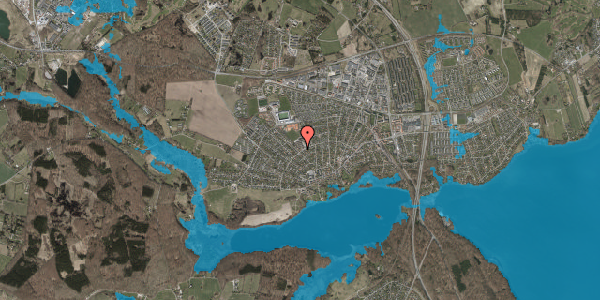 Oversvømmelsesrisiko fra vandløb på Nordtoftevej 62, 3520 Farum