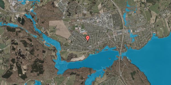 Oversvømmelsesrisiko fra vandløb på Nordtoftevej 65, 3520 Farum