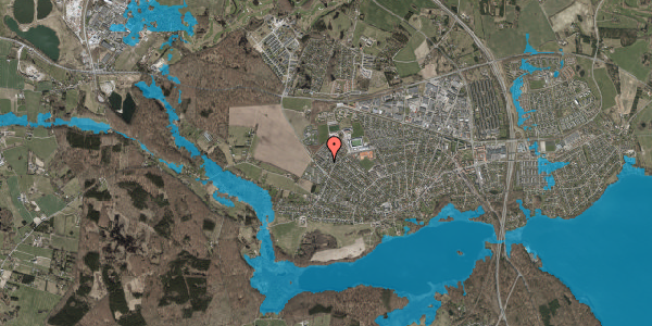 Oversvømmelsesrisiko fra vandløb på Røsevangen 3, 3520 Farum